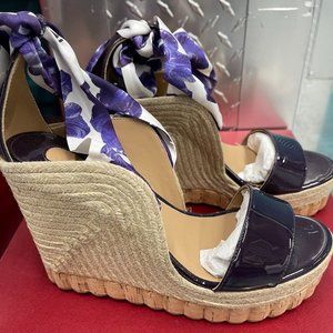 Salvatore Ferragamo Leuca Aubergine Sandals Shoes